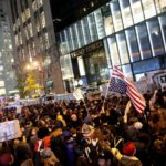The Protest in New York Against Trump