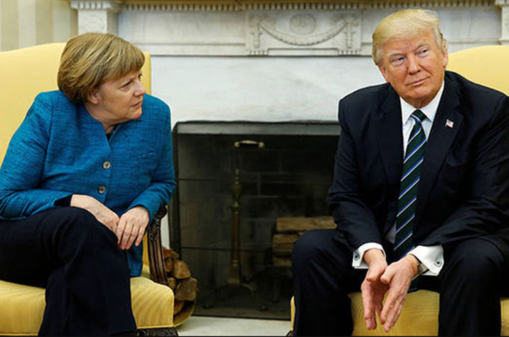 Trump Refused Merkel Shake Hand at White House