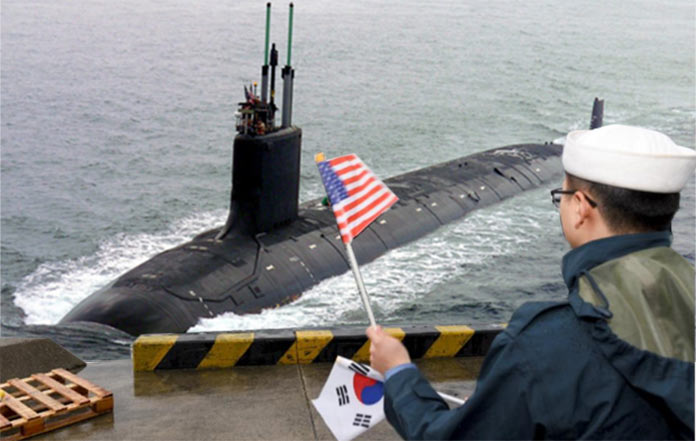 US Submarine Arrives Amid North Korean Missile Tests