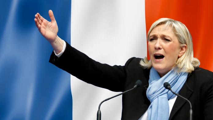 Le Pen Accused of Speech Plagiarism.