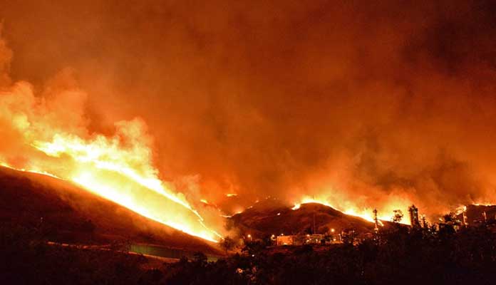 California Wildfires Spread to Large Area