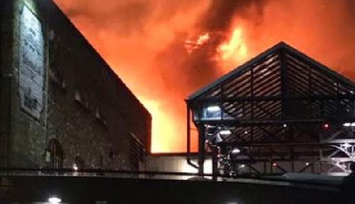 Camden Market Fire Becomes Wild