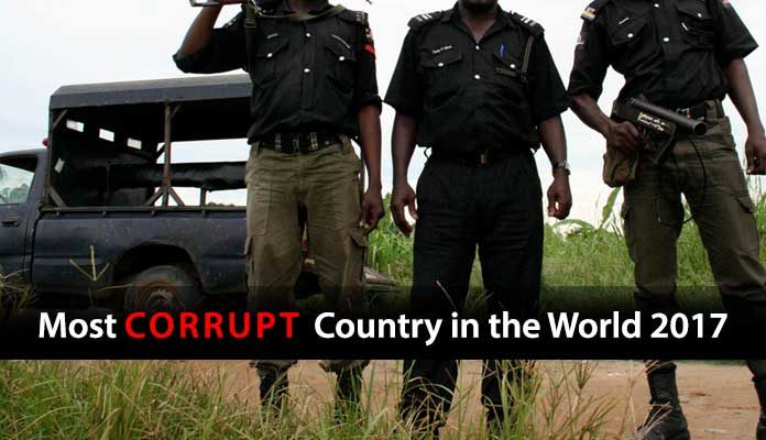 Most Corrupt Country in the World 2017
