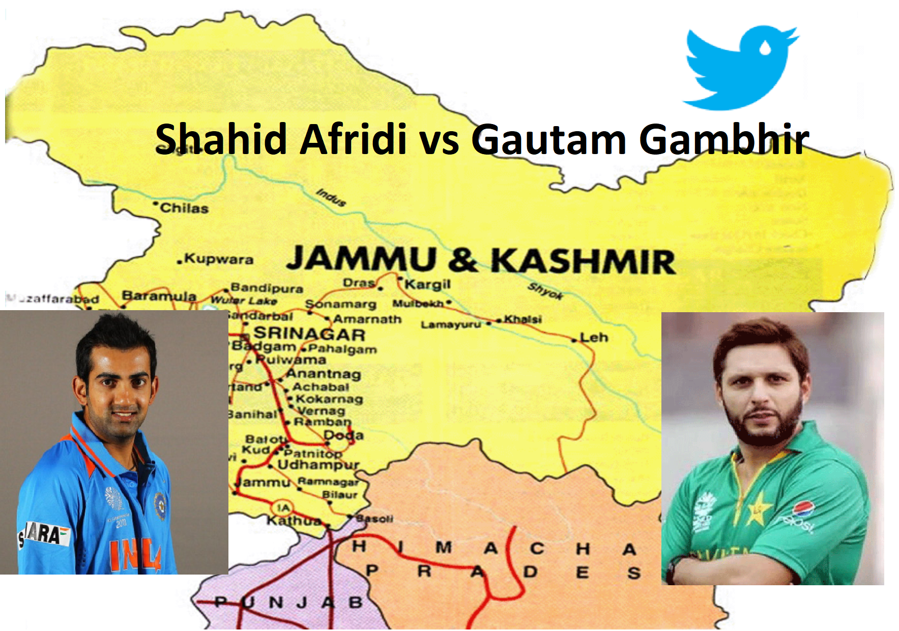 Shahid and Gambhir Kashmir Conflict