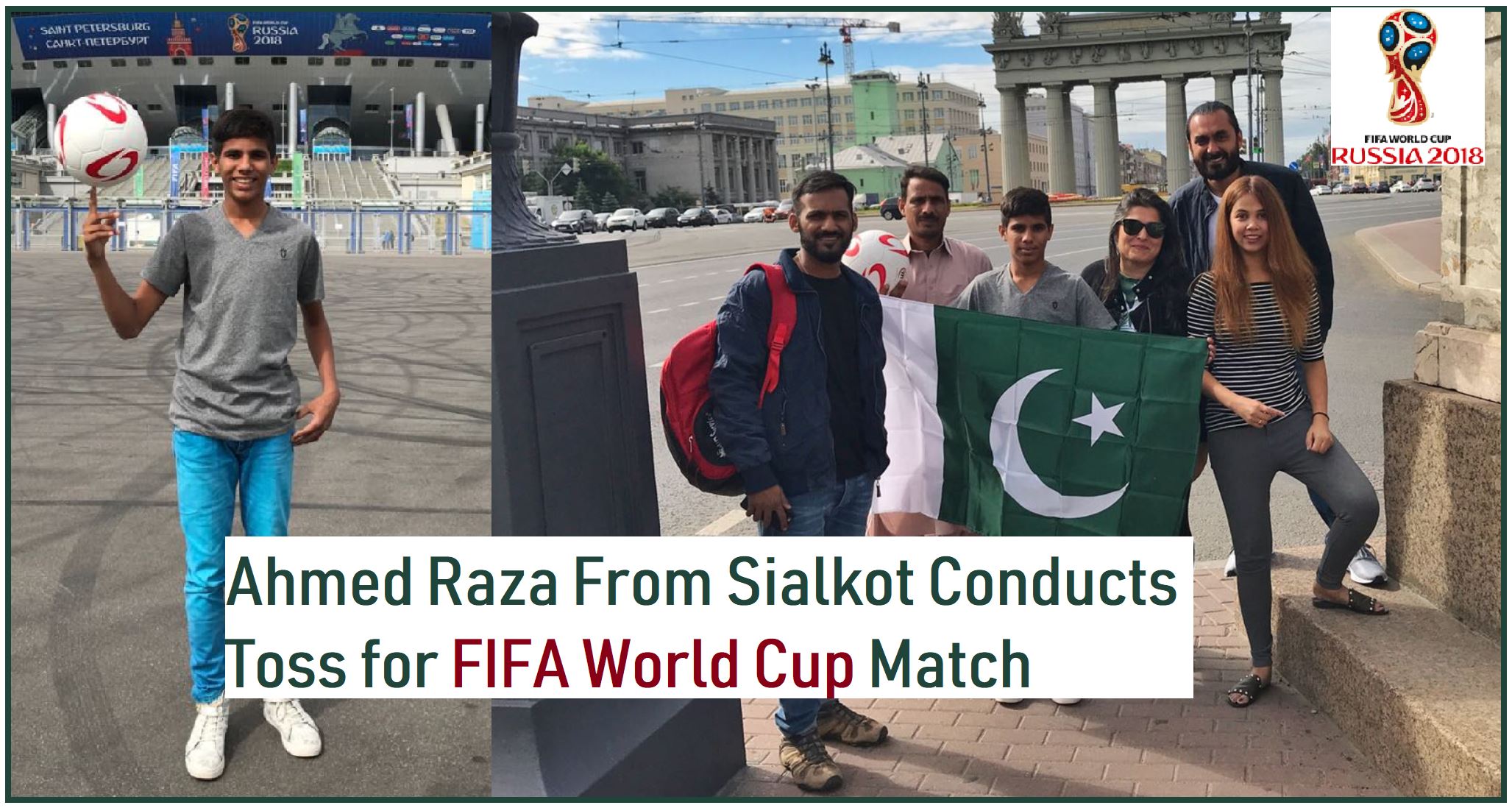 FIFA World Cup Match toss Ahmed Raza