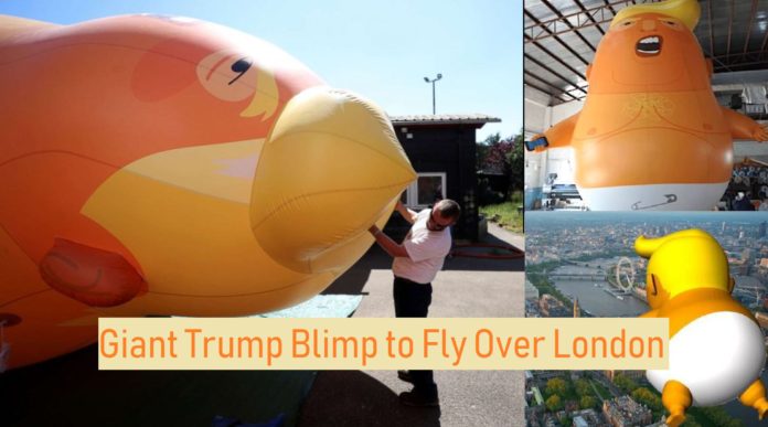 Giant Trump Blimp