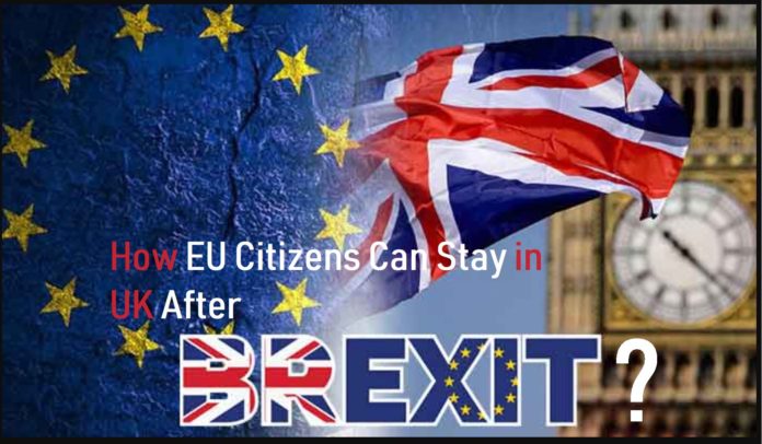 EU citizens stay in UK after Brexit