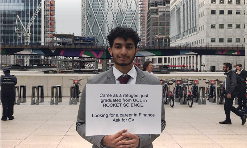 Refugee Graduate Canary Wharf