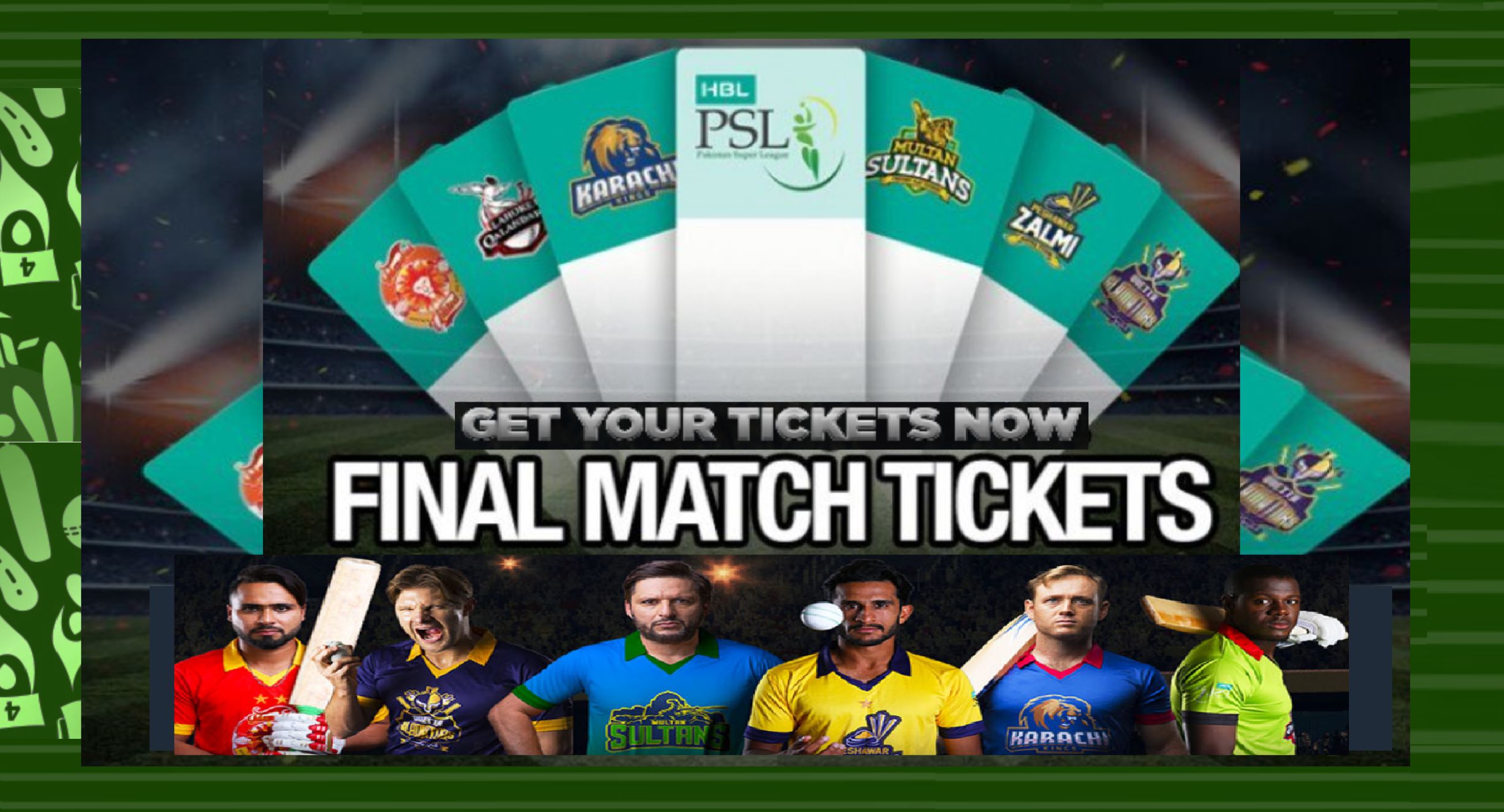 Tickets for PSL Final in Karachi