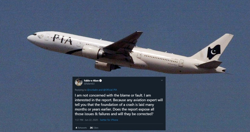 PIA Plane Crash Report