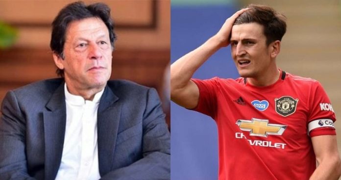 Imran Khan at Harry Maguire