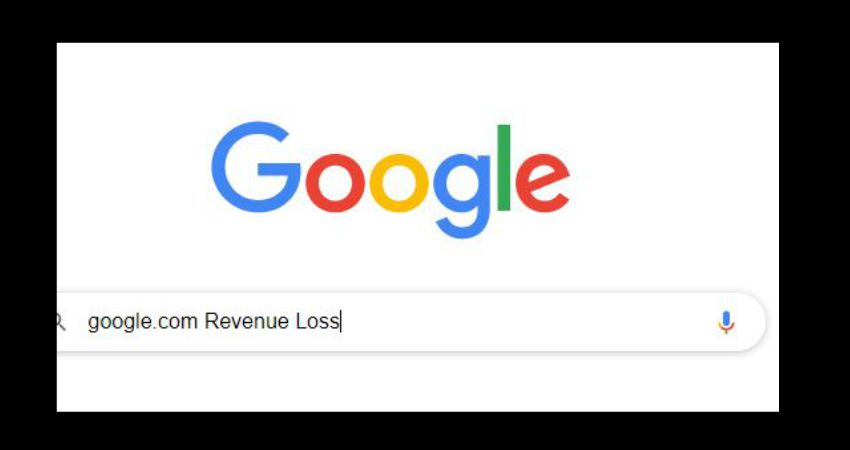 Google Revenue Loss